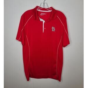 Nike Golf DriFit St Louis STL Cardinals MLB short sleeve polo shirt - small